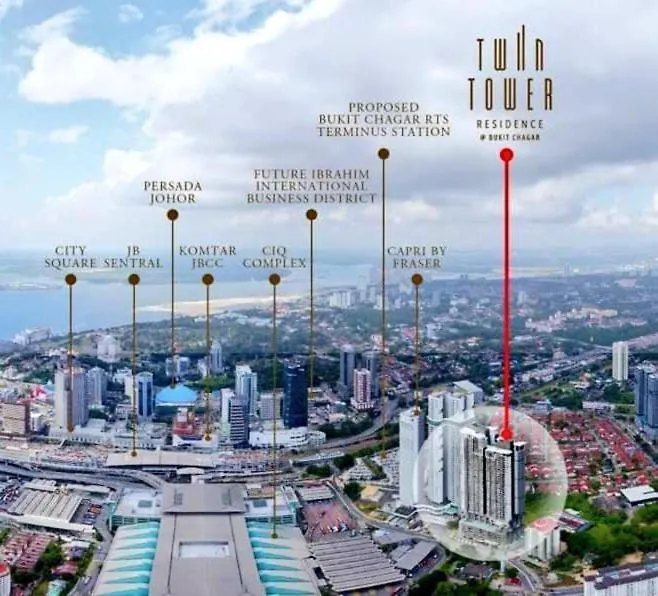 Twin Tower Johor Bahru location